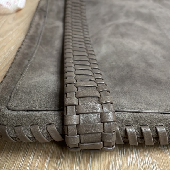 Allsaints suede clutch, shoulder or crossbody bag - Picture 13 of 14